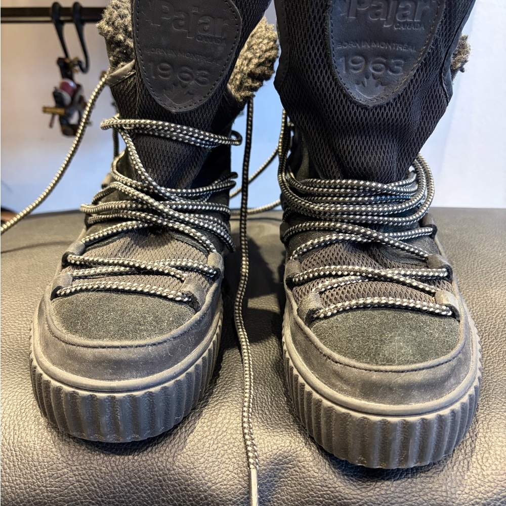 Pajar Black and Gray Winter Boots
